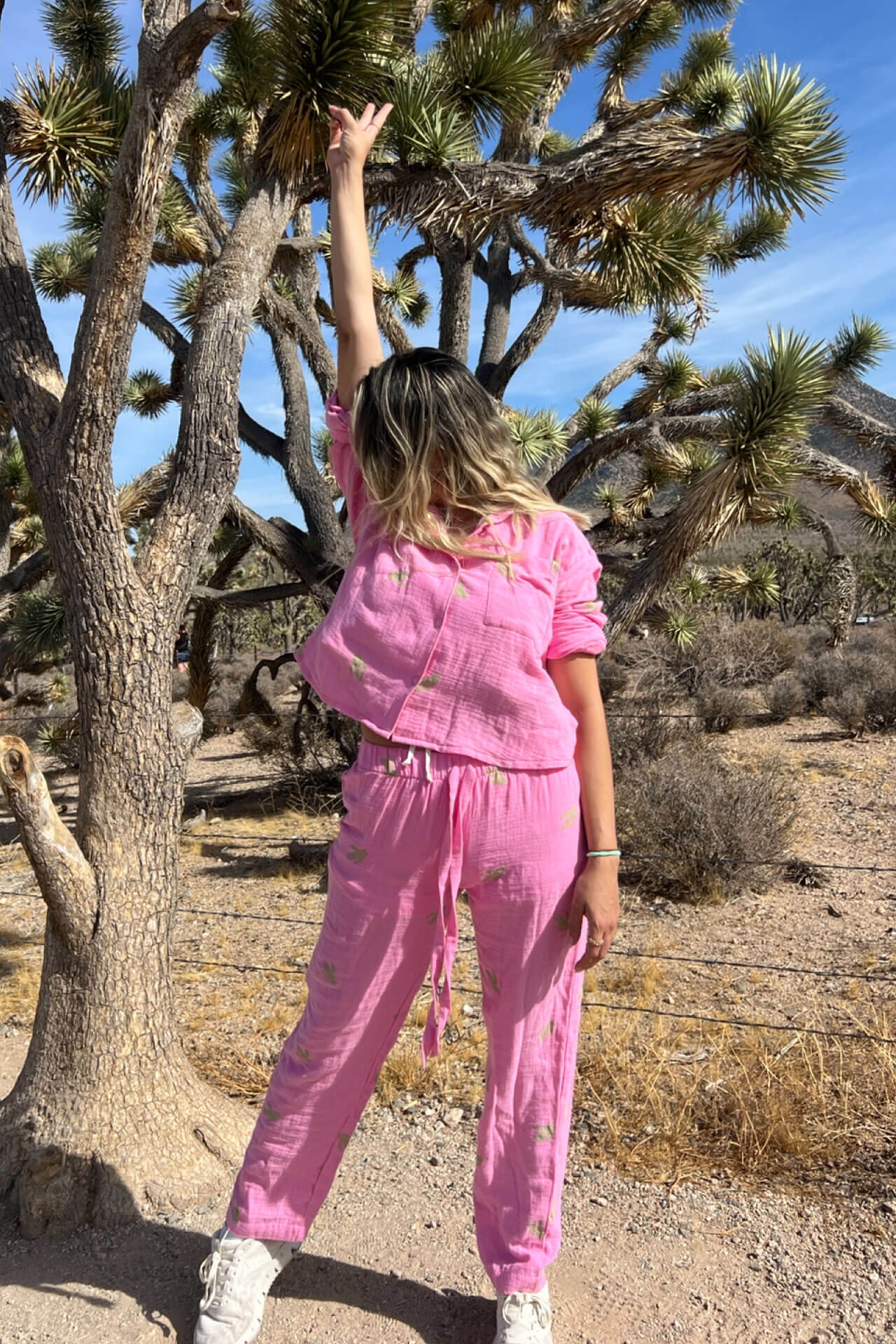 Pijama Cactus Pantalón Camisa Manga Corta