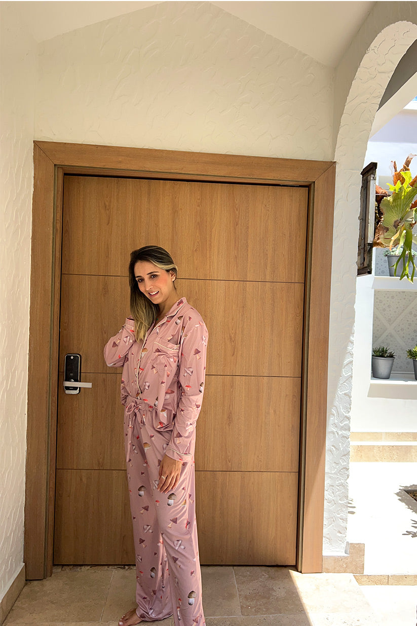 Pijama Honguitos del Bosque Pantaón y Camisa