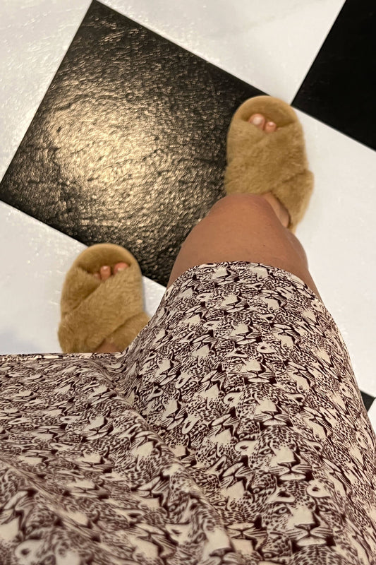 Pijama Collage Caras de Leopardo