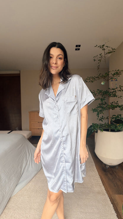 Pijama Camisero Lluvia de estrellas