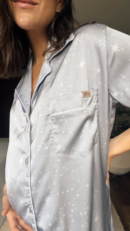 Pijama Camisero Lluvia de estrellas