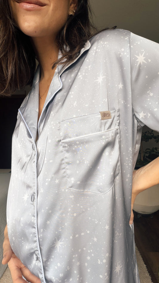 Pijama Camisero Lluvia de estrellas