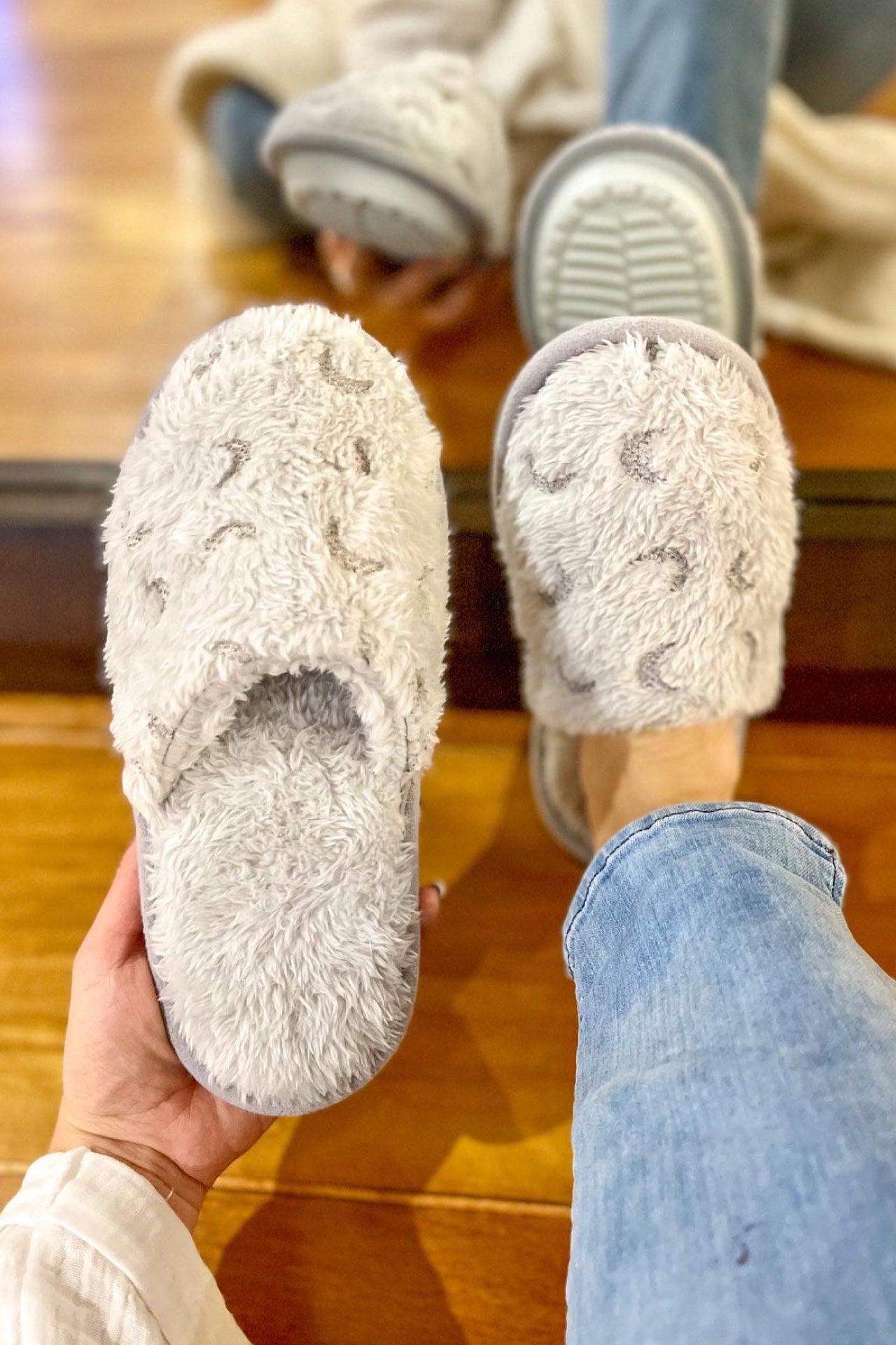 Pantuflas Dalia Gris