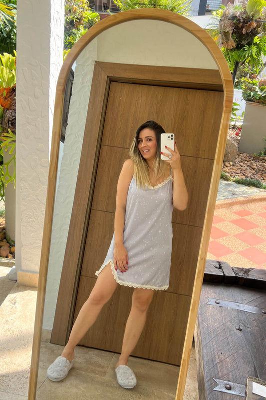 Pijama lluvia de estrellas vestido tiras